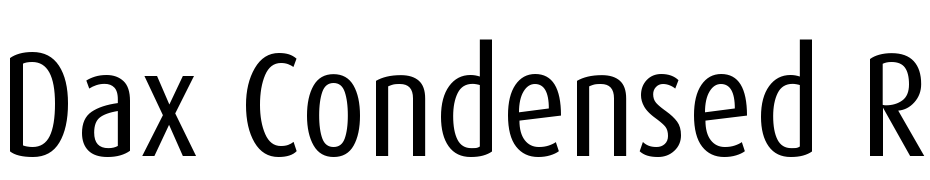 Dax Condensed Regular Font Download Free